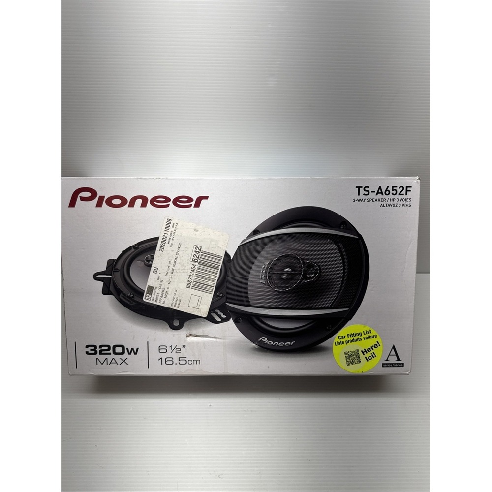 Pioneer TS-A652F 6-1/2" 3 Way Coaxial Speaker System NEW OPEN BOX